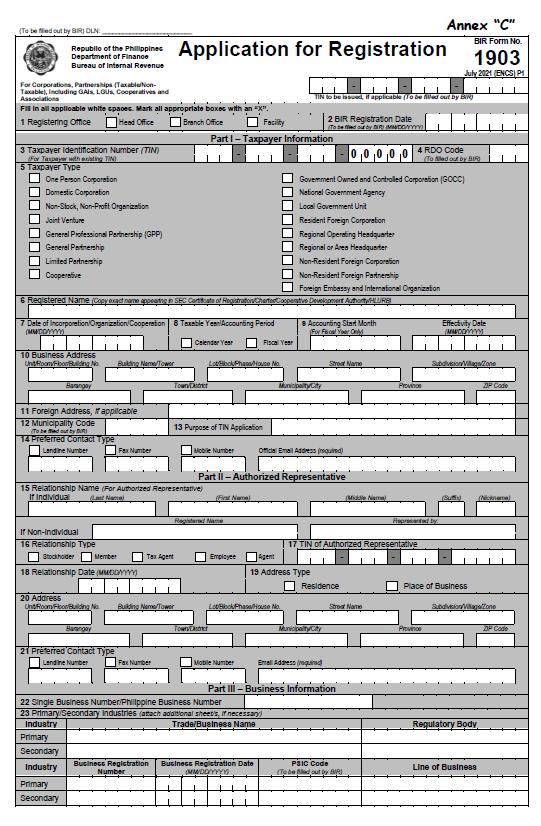 1905 Bir Form Download