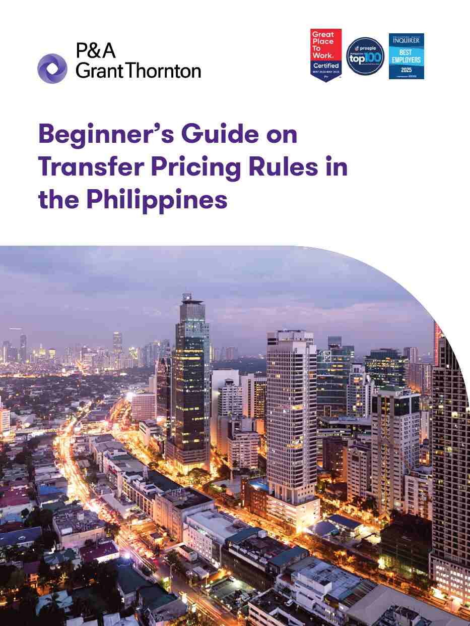 Fill out the form to download the Transfer Pricing Handbook: